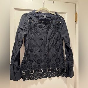 Jcrew eyelet blouse
